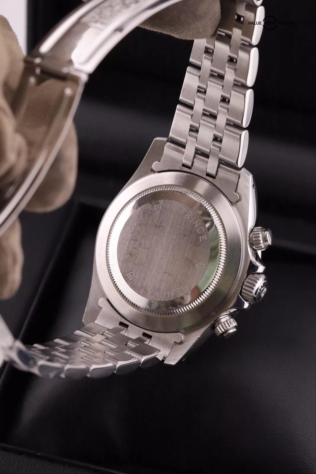 Tudor Tiger Woods Prince Blue Dial Chronograph Steel Mens Watch 79260 w Papers - Image 3