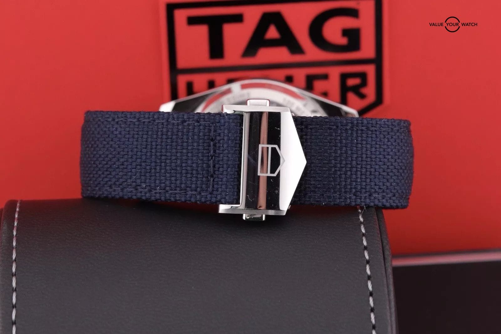 Tag Heuer Carrera Chronograph Skipper Blue Dial Steel Auto Watch CBS2213.FN6002 - Image 8