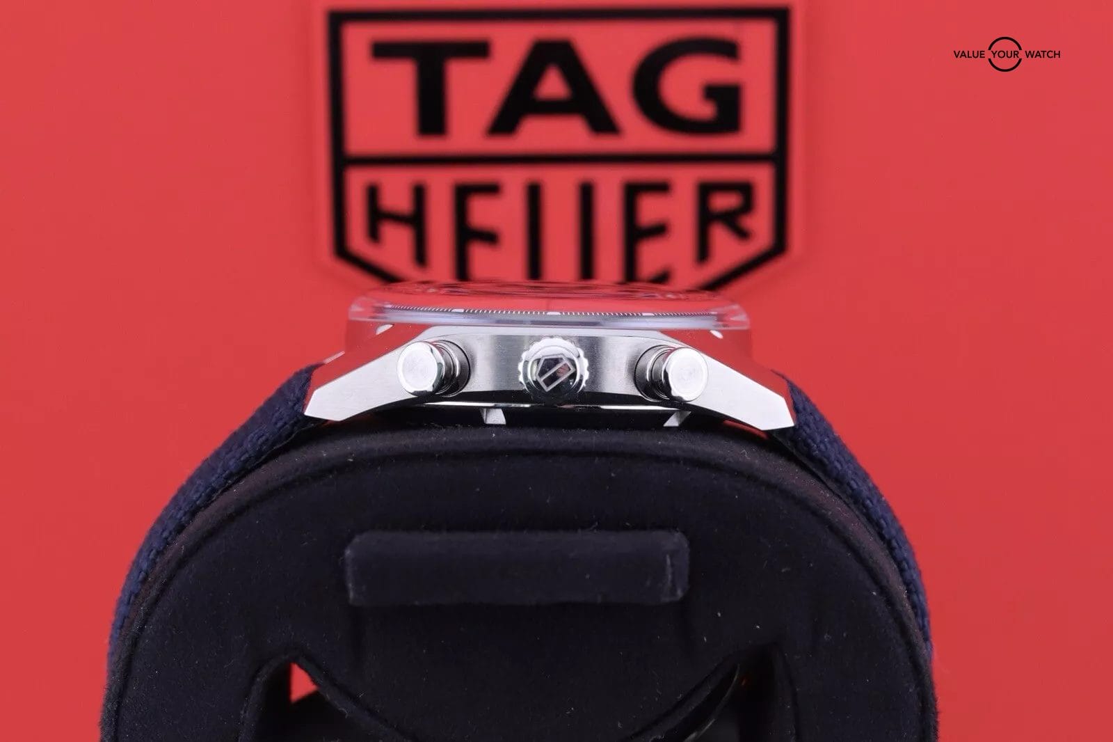 Tag Heuer Carrera Chronograph Skipper Blue Dial Steel Auto Watch CBS2213.FN6002 - Image 11