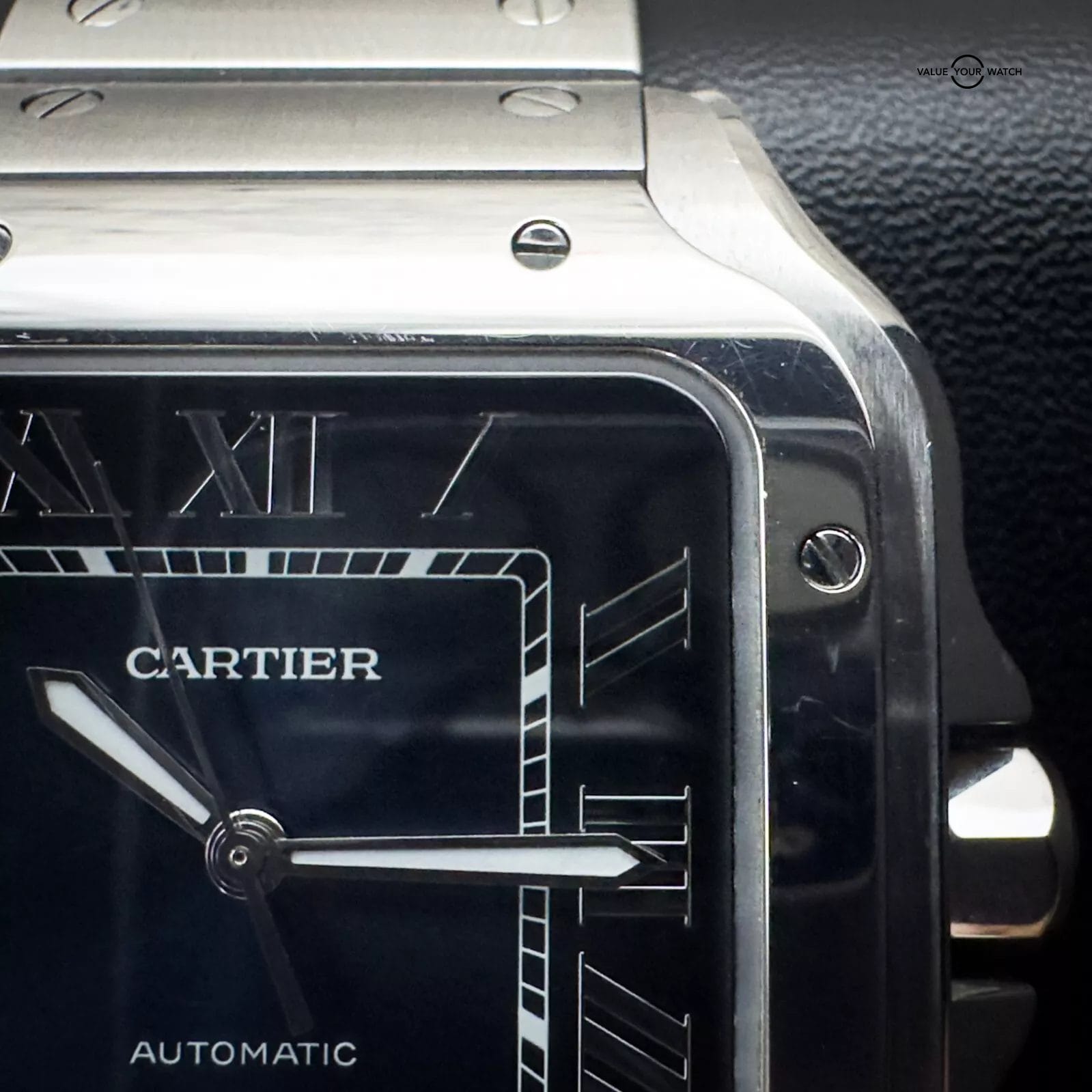 2019 Cartier Santos WSSA0030 Complete Set with Steel Bracelet & Rubber Strap - Image 14
