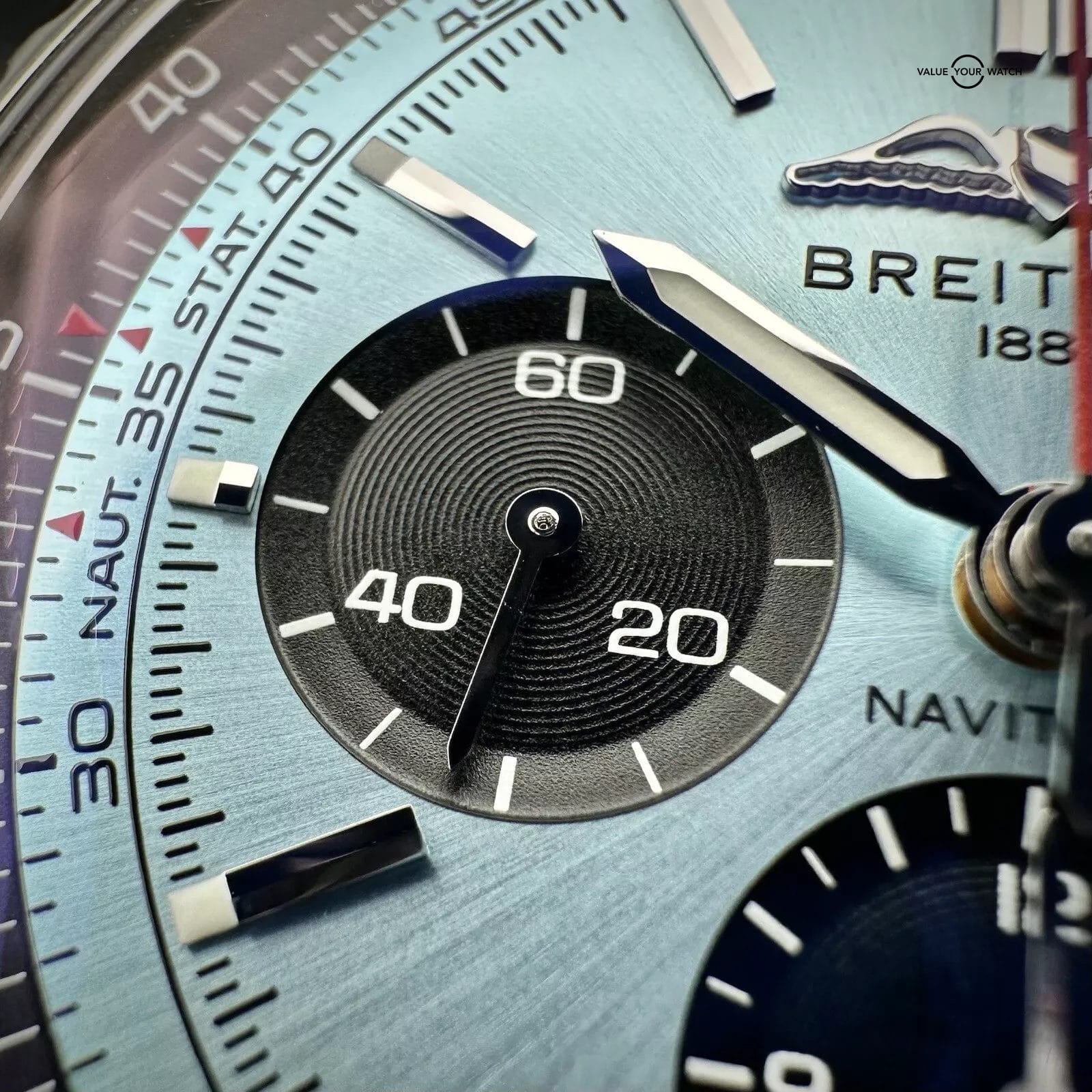 Breitling Navitimer B01 Chronograph AB0138 AB0138241C1A1 43mm New Ice Blue - Image 5