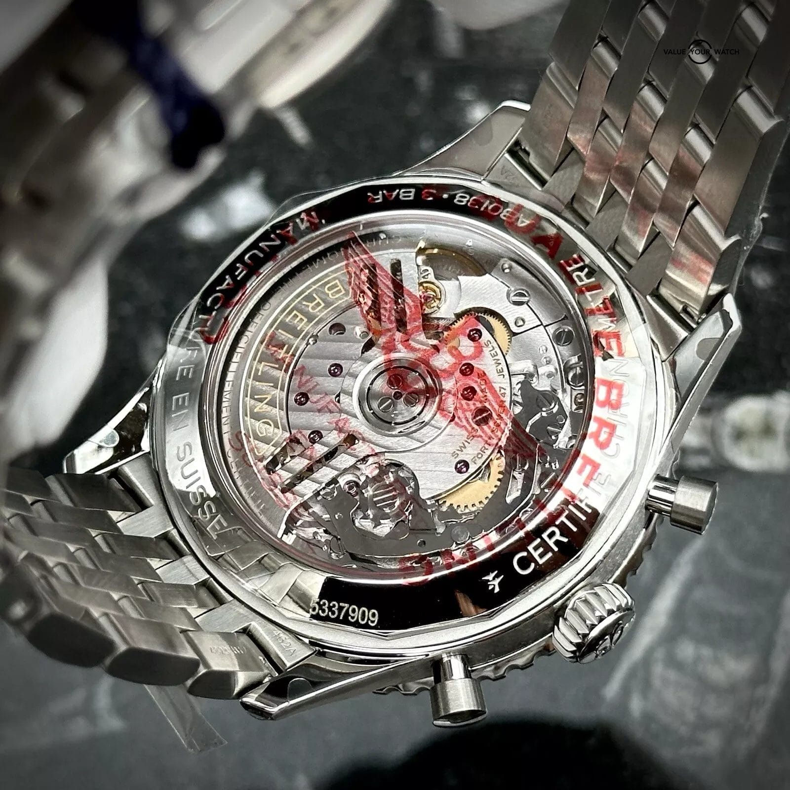 Breitling Navitimer B01 Chronograph AB0138 AB0138241C1A1 43mm New Ice Blue - Image 7