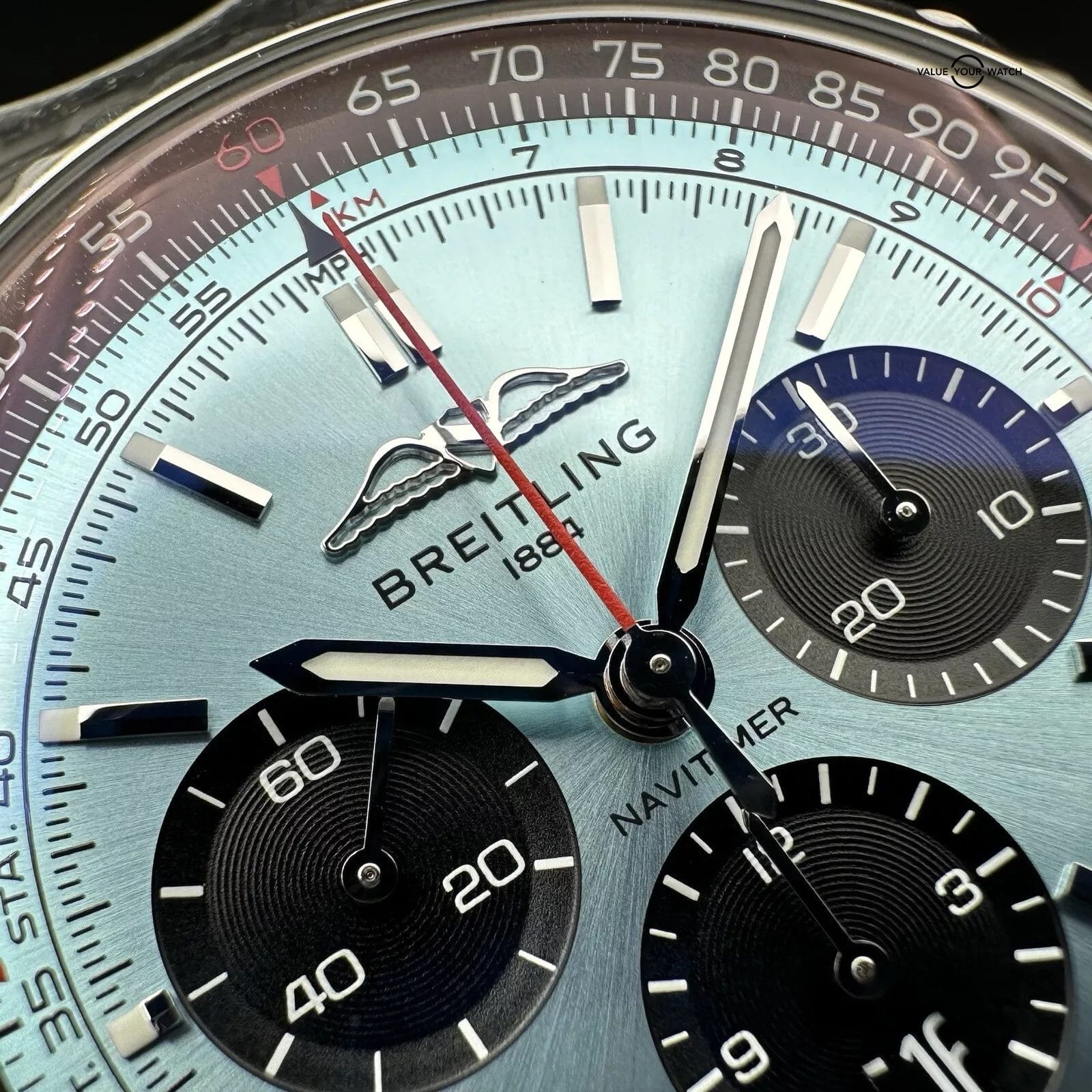 Breitling Navitimer B01 Chronograph AB0138 AB0138241C1A1 43mm New Ice Blue - Image 11