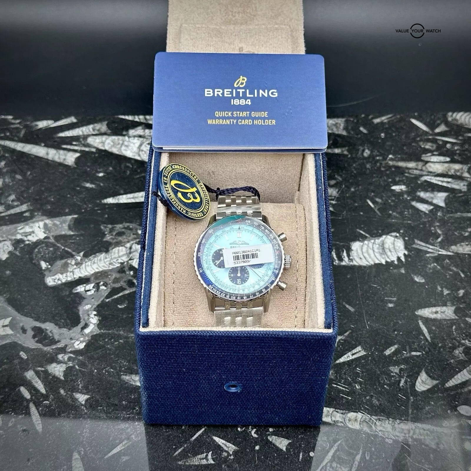 Breitling Navitimer B01 Chronograph AB0138 AB0138241C1A1 43mm New Ice Blue - Image 12