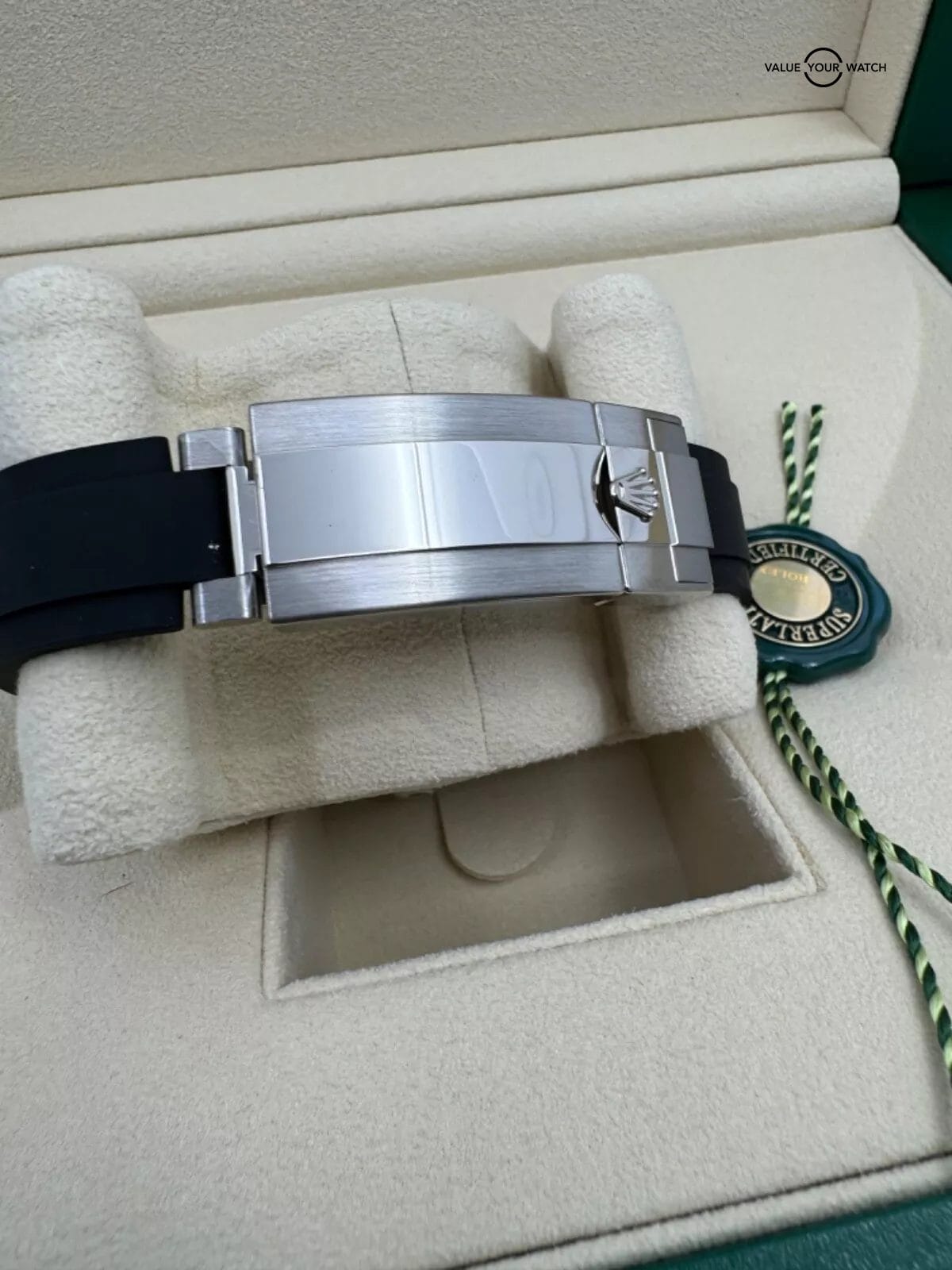 2023 MINT Box Papers Oysterflex 18k White Gold Yacht-Master 42 226659 - Image 4