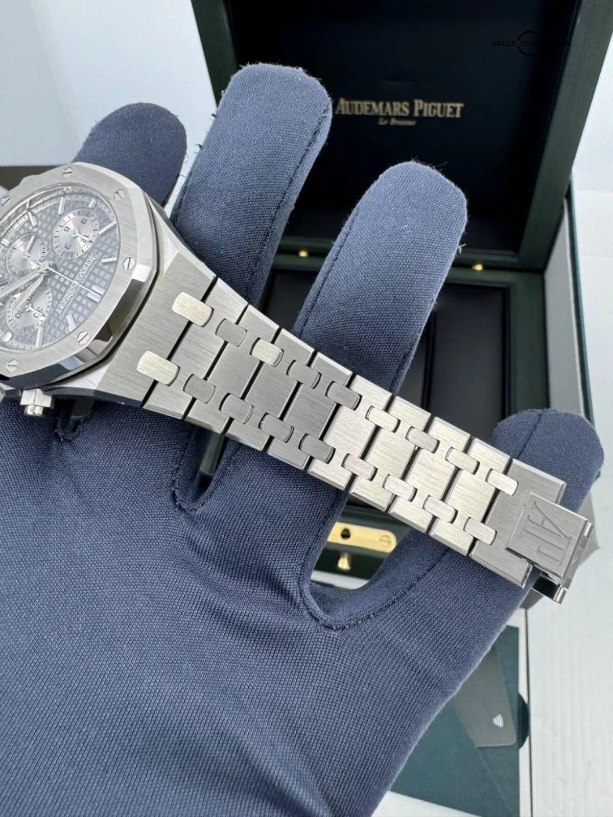 2024 Grey Dial AUDEMARS PIGUET Royal Oak Chronograph 26715ST.OO.1356ST.02 - Image 4