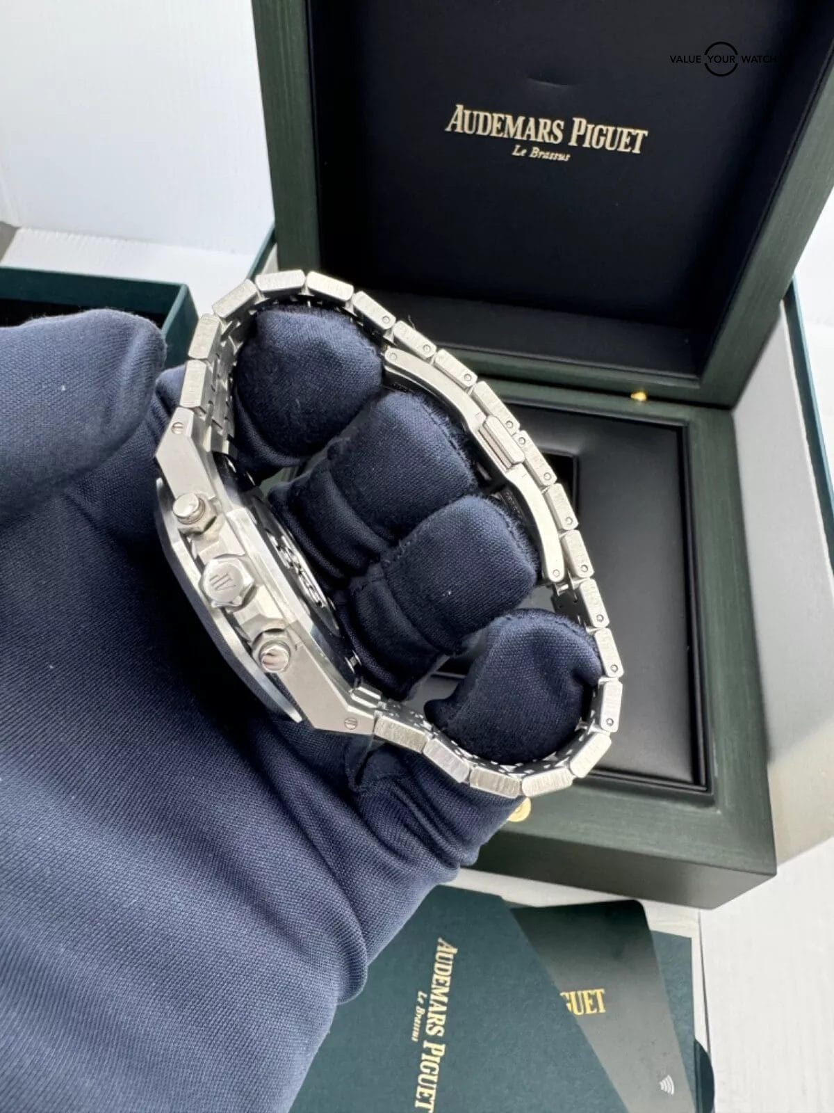 2024 Grey Dial AUDEMARS PIGUET Royal Oak Chronograph 26715ST.OO.1356ST.02 - Image 7