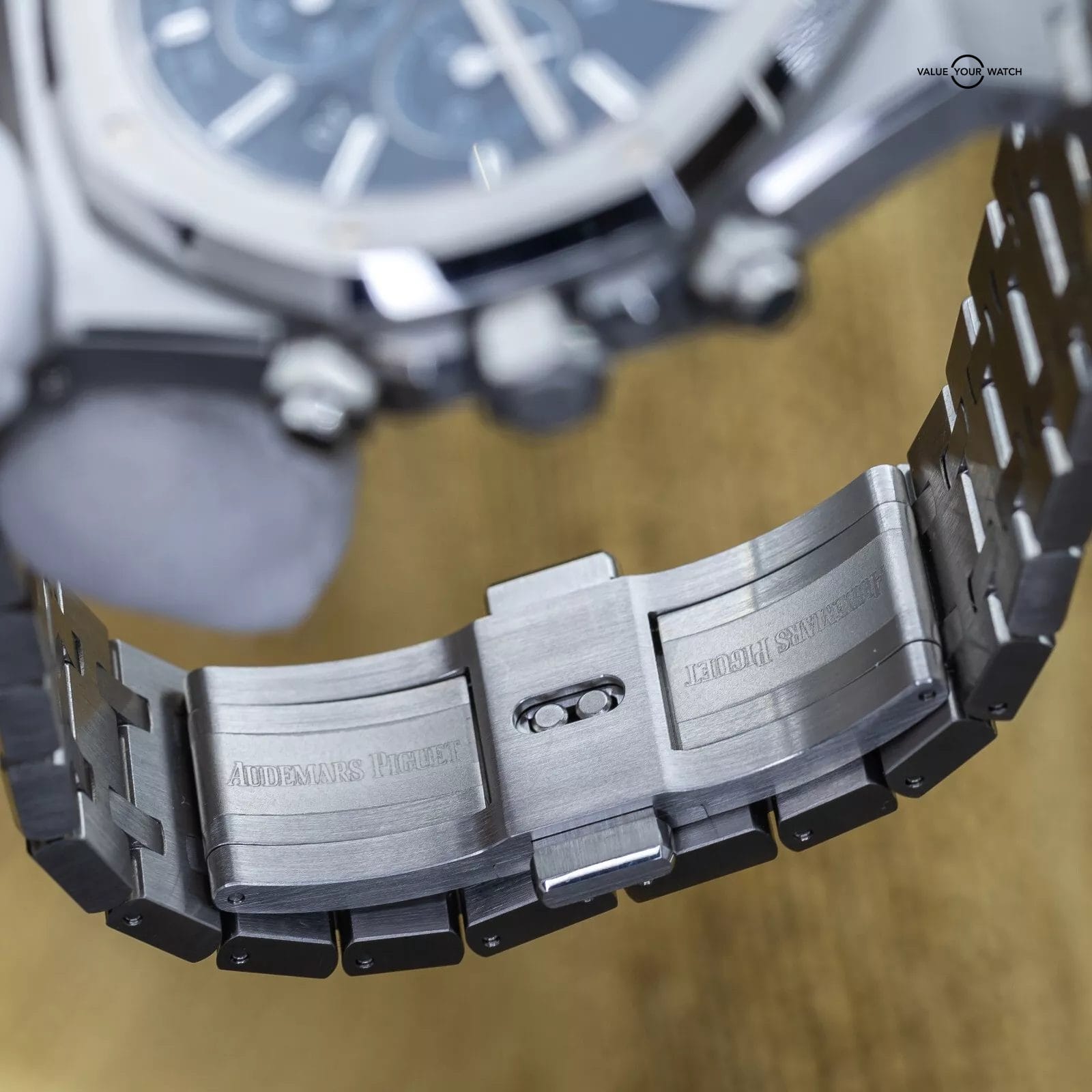 Audemars Piguet Royal Oak Chronograph 41mm Stainless Steel 26320ST Blue Dial - Image 4