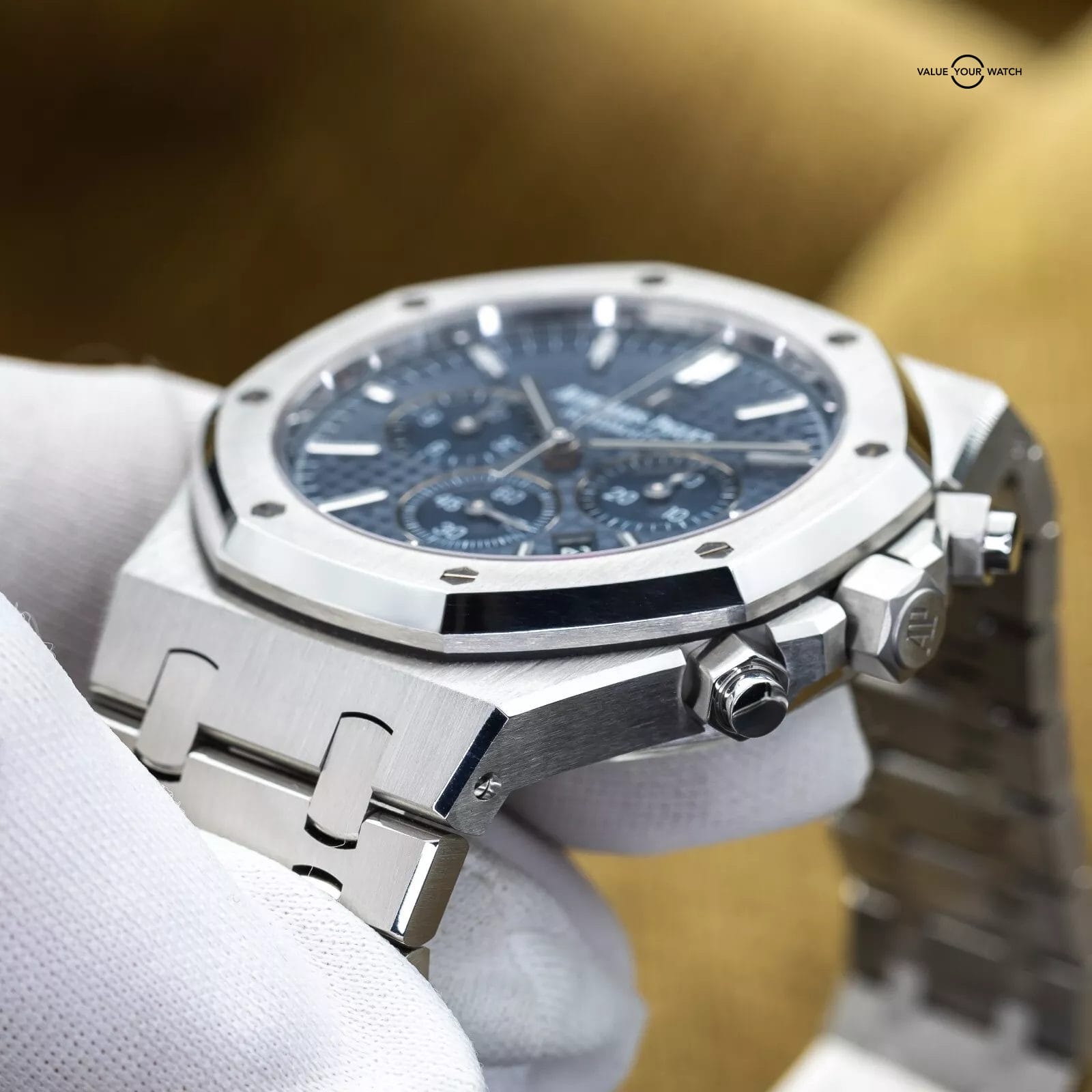 Audemars Piguet Royal Oak Chronograph 41mm Stainless Steel 26320ST Blue Dial - Image 7