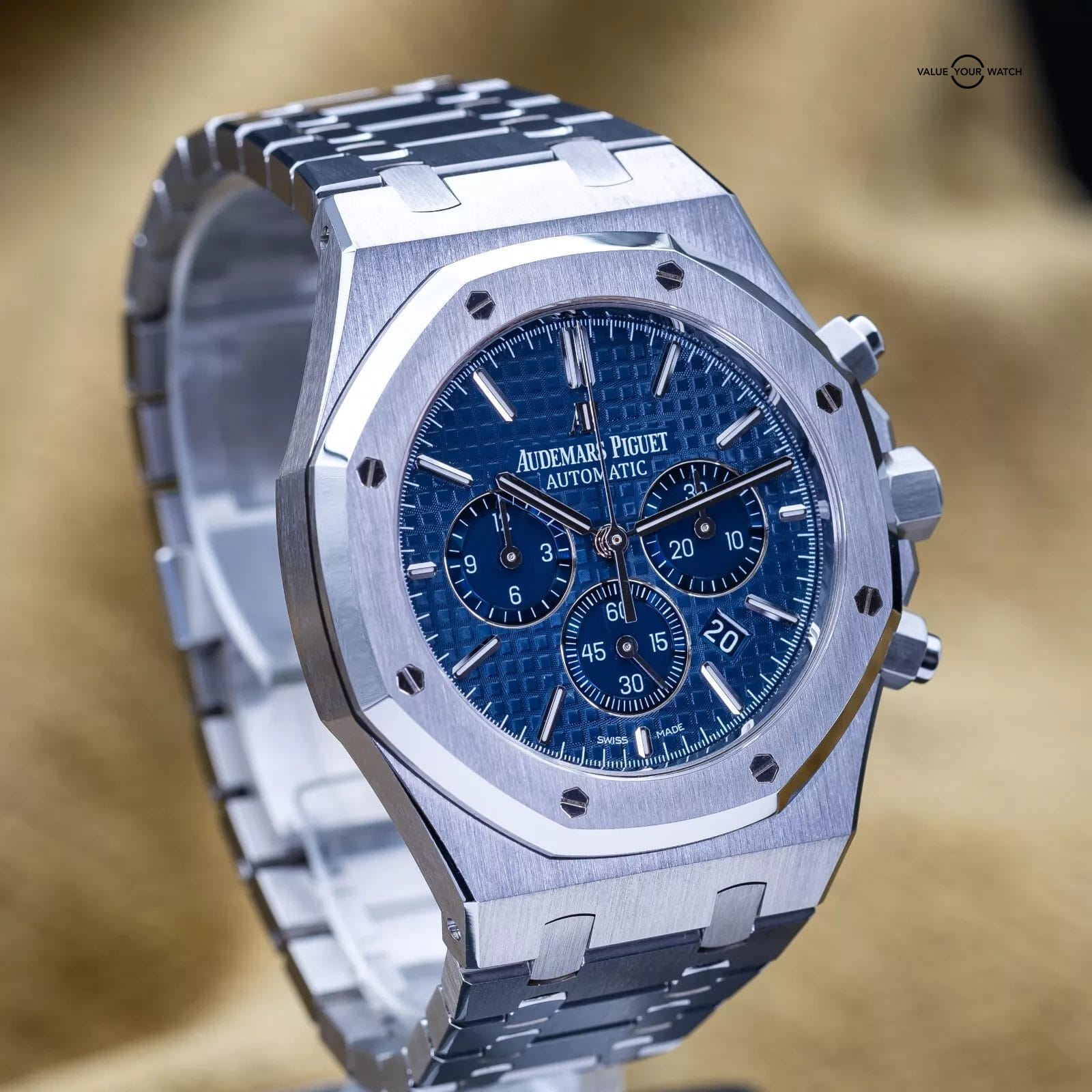 Audemars Piguet Royal Oak Chronograph 41mm Stainless Steel 26320ST Blue Dial - Image 13