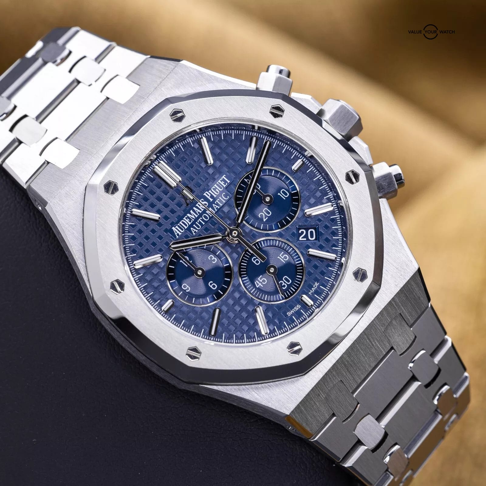 Audemars Piguet Royal Oak Chronograph 41mm Stainless Steel 26320ST Blue Dial - Image 14