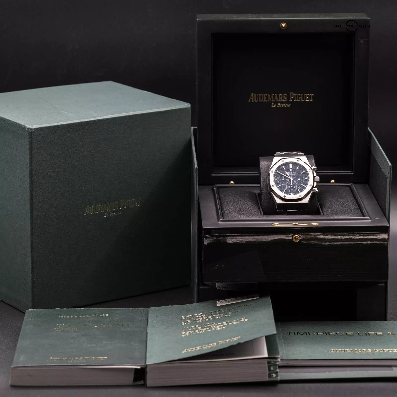 Audemars Piguet Royal Oak Chronograph 41mm Stainless Steel 26320ST Blue Dial - Image 20