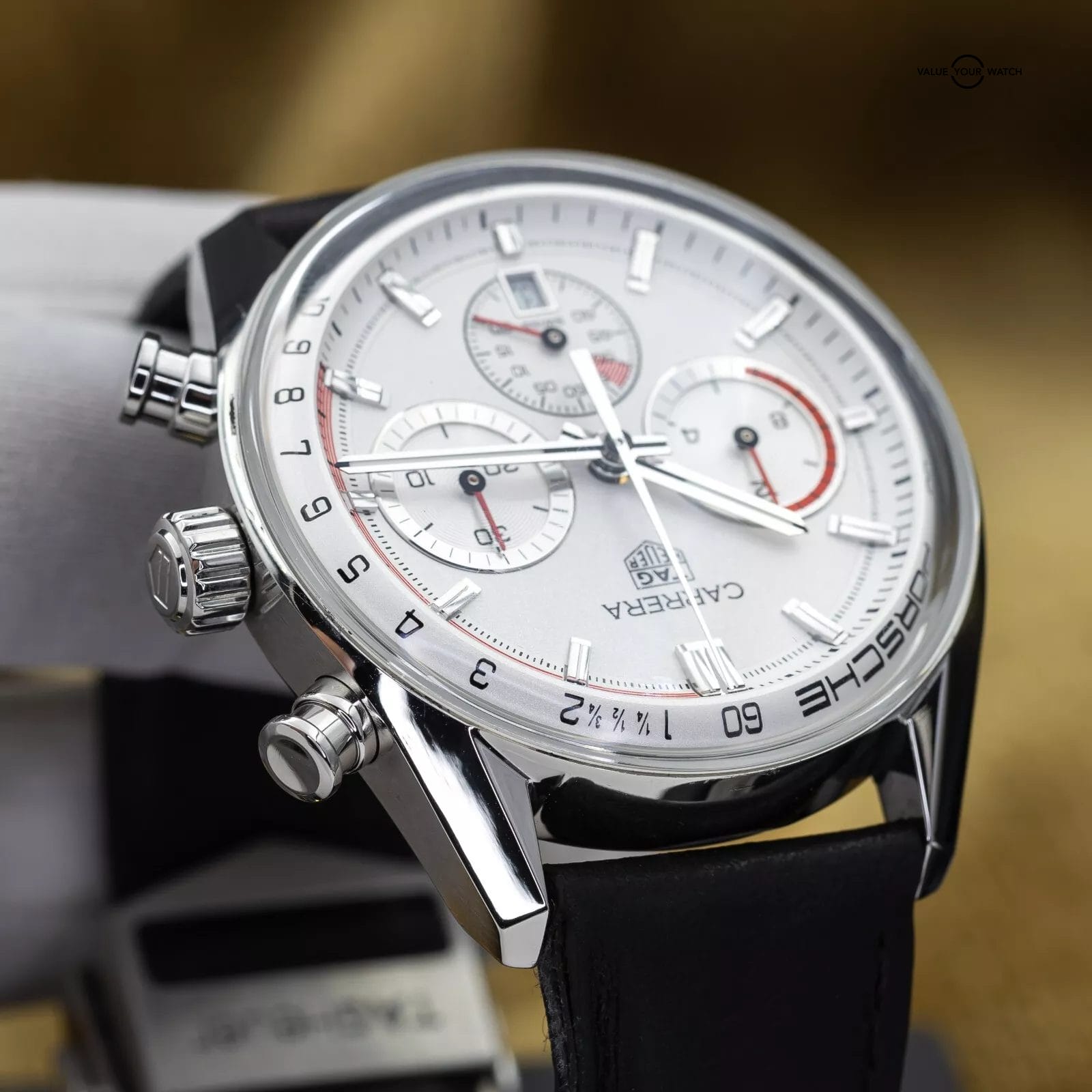 TAG Heuer Carrera Porsche Chrono Special Ed. Chronosprint x 42mm CBS2011 2023 - Image 17