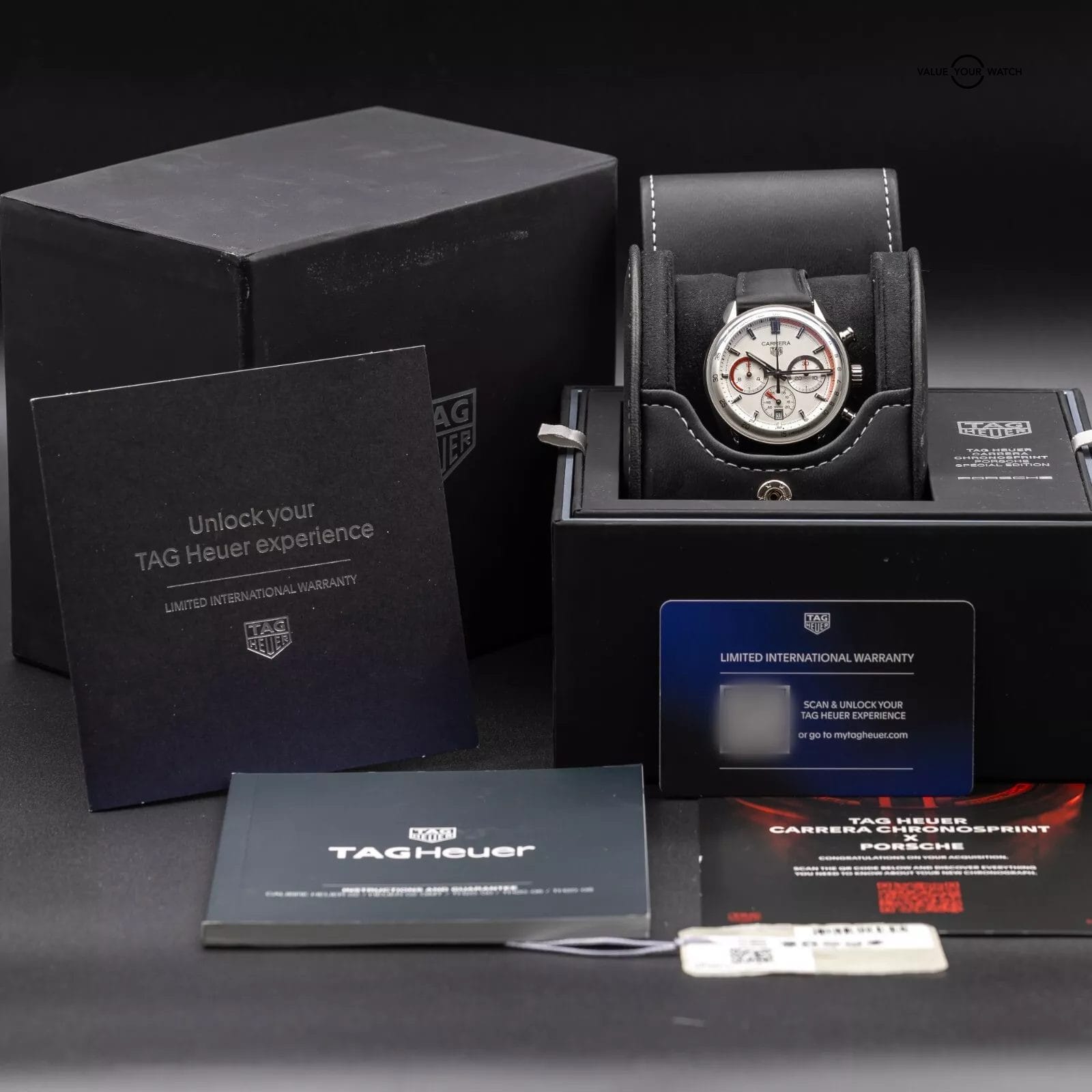 TAG Heuer Carrera Porsche Chrono Special Ed. Chronosprint x 42mm CBS2011 2023 - Image 20