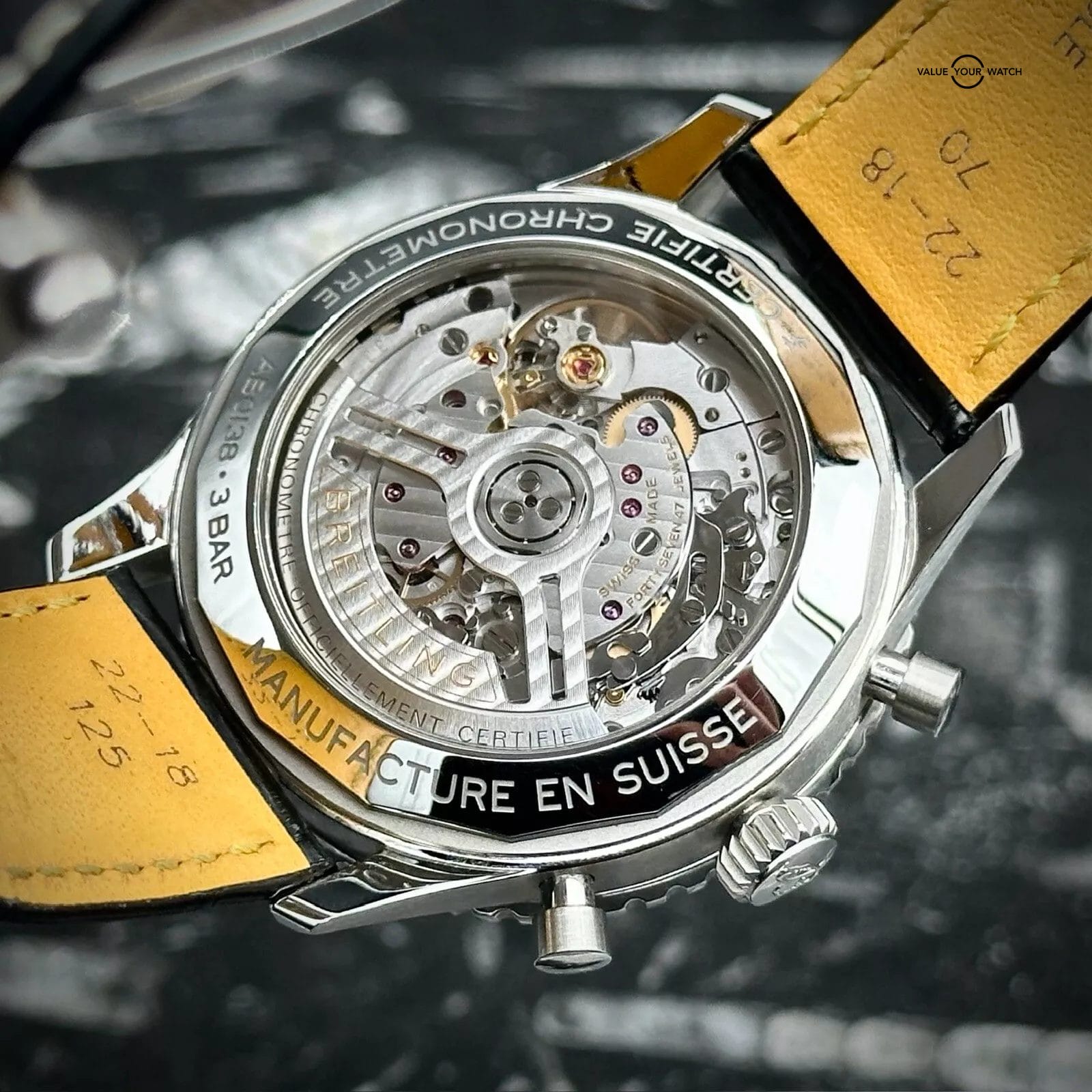 Breitling Navitimer B01 Chronograph AB0138241L1P1 43mm Mint Green Complete Set - Image 4