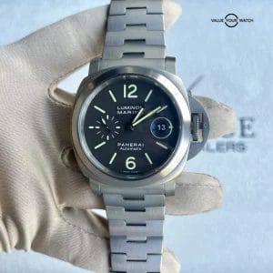 Panerai Luminor Marina PAM 296 44mm Titanium Tobacco Brown Complete Set Mint