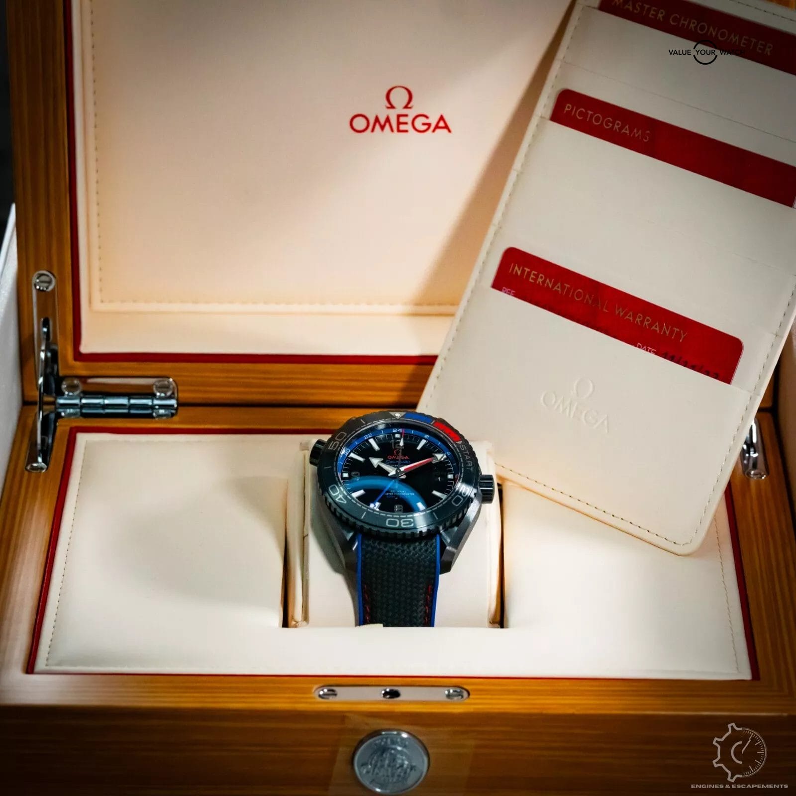 OMEGA Seamaster Planet Ocean Deep Black 600M 215.92.46.22.01.004 "ETNZ" Complete - Image 9