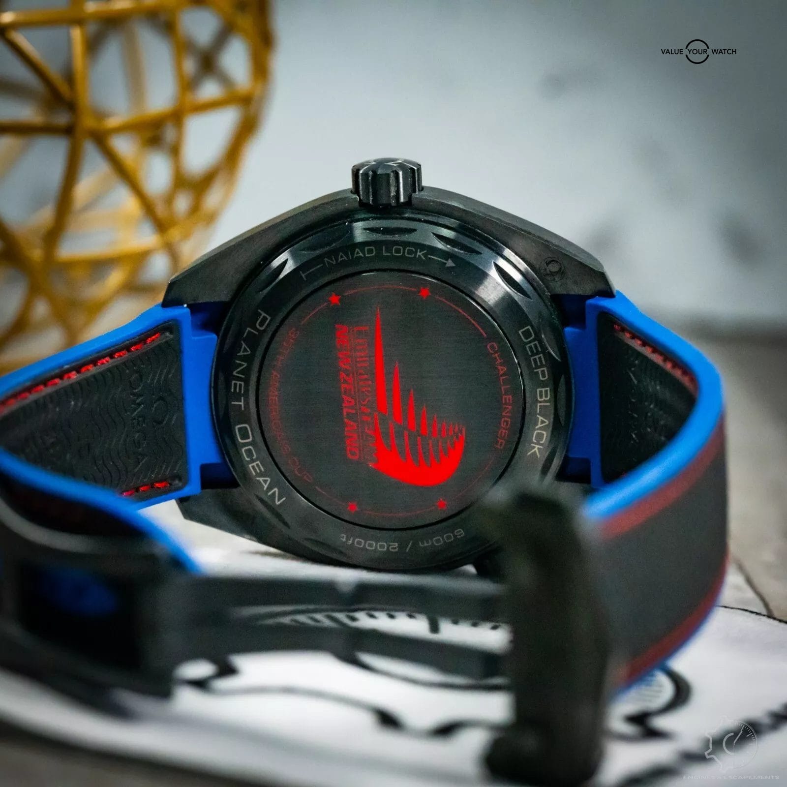 OMEGA Seamaster Planet Ocean Deep Black 600M 215.92.46.22.01.004 "ETNZ" Complete - Image 15