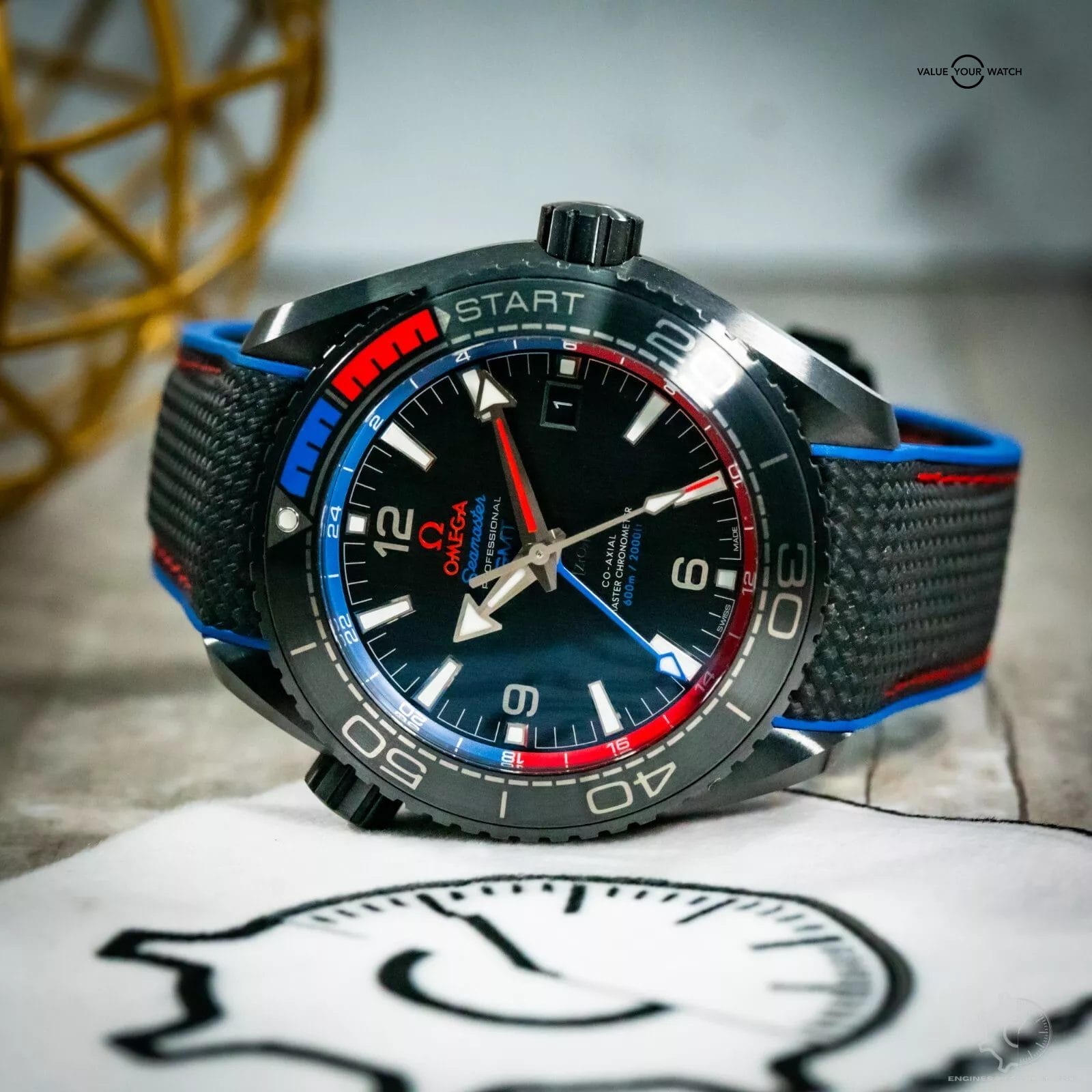 OMEGA Seamaster Planet Ocean Deep Black 600M 215.92.46.22.01.004 "ETNZ" Complete - Image 5