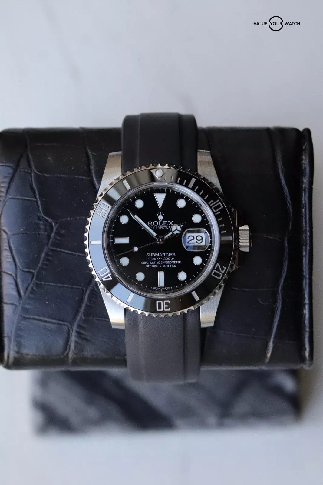 Rolex サブマリーナ Everest エベレスト ラバーバンド ブラック Rolex