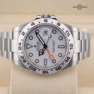 Rolex Explorer 2 II 42mm 226570 White Steel Date Polar Steel