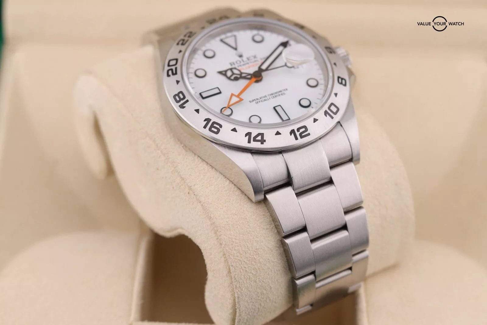 Rolex Explorer 2 II 42mm 226570 White Steel Date Polar Steel - Image 14