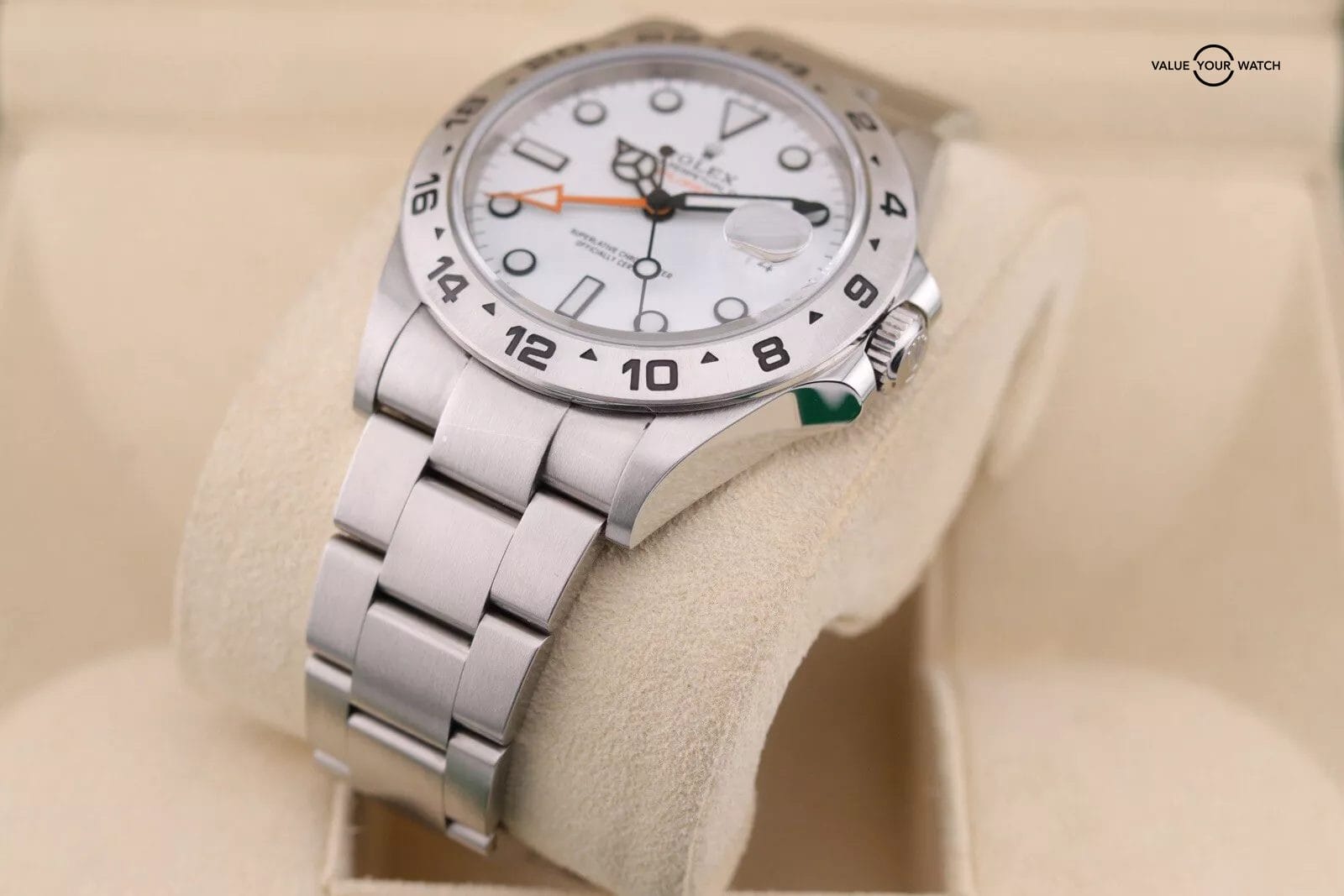 Rolex Explorer 2 II 42mm 226570 White Steel Date Polar Steel - Image 15