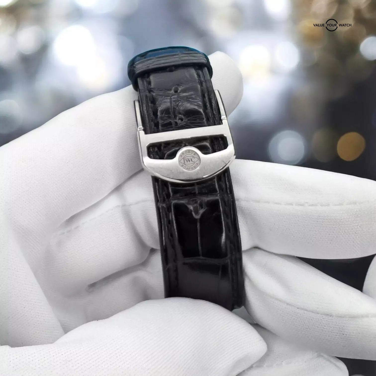 IWC Portugieser Chronograph Green Dial Men's Watch IW371615 Box & Papers - Image 7