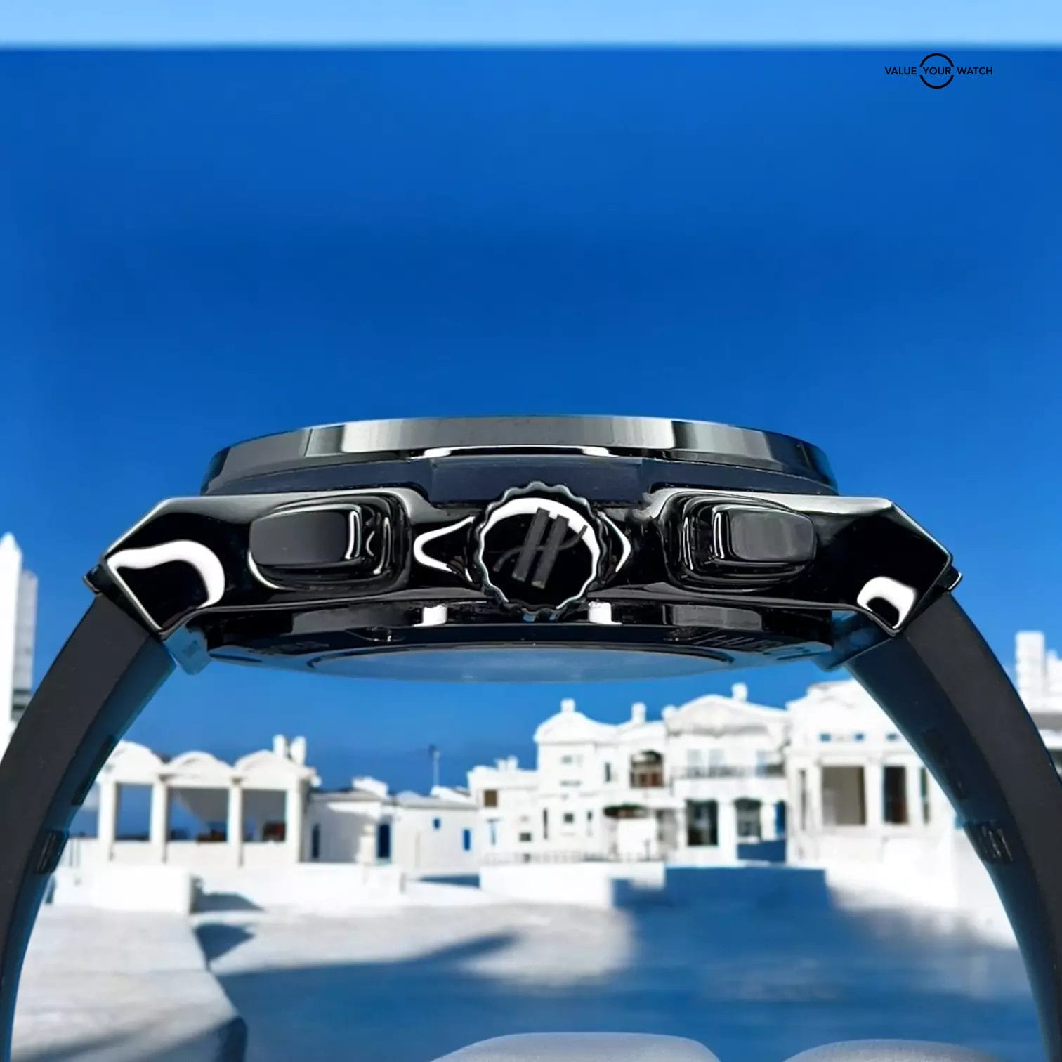 Hublot Classic Fusion Chronograph Blue Dial Black Ceramic 541.CM.7170.LR - Image 12