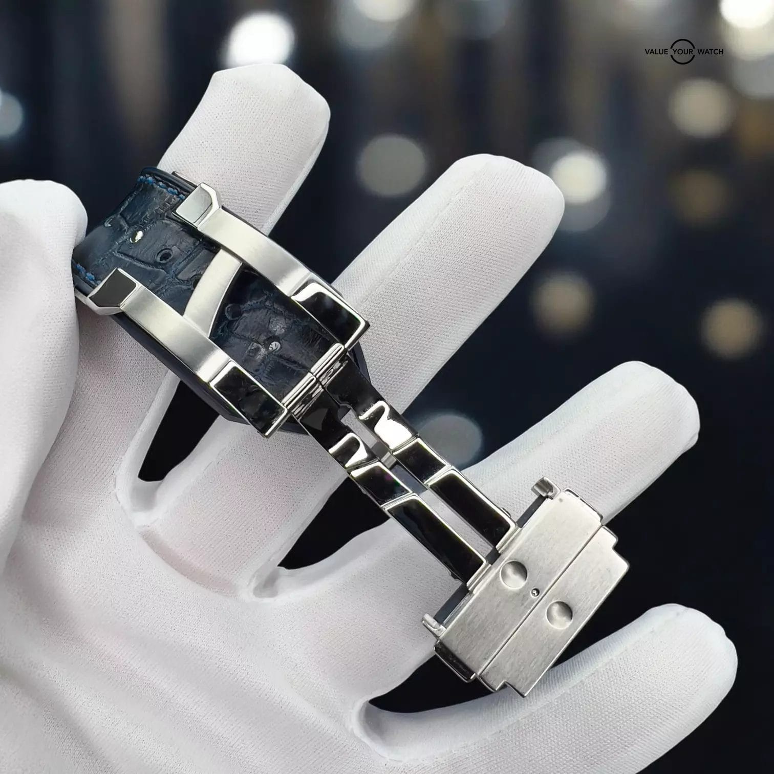 Hublot Classic Fusion Blue Sunray Chronograph Titanium - 521.NX.7170.LR Full Set - Image 7