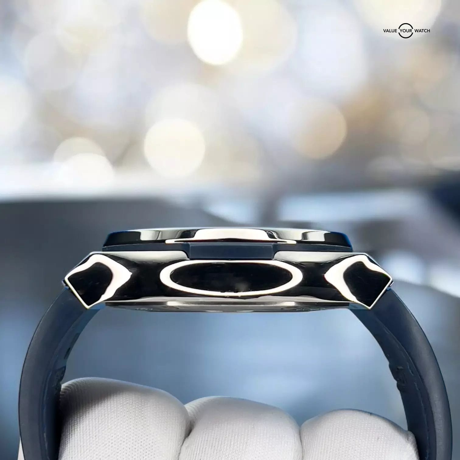 Hublot Classic Fusion Blue Sunray Chronograph Titanium - 521.NX.7170.LR Full Set - Image 8