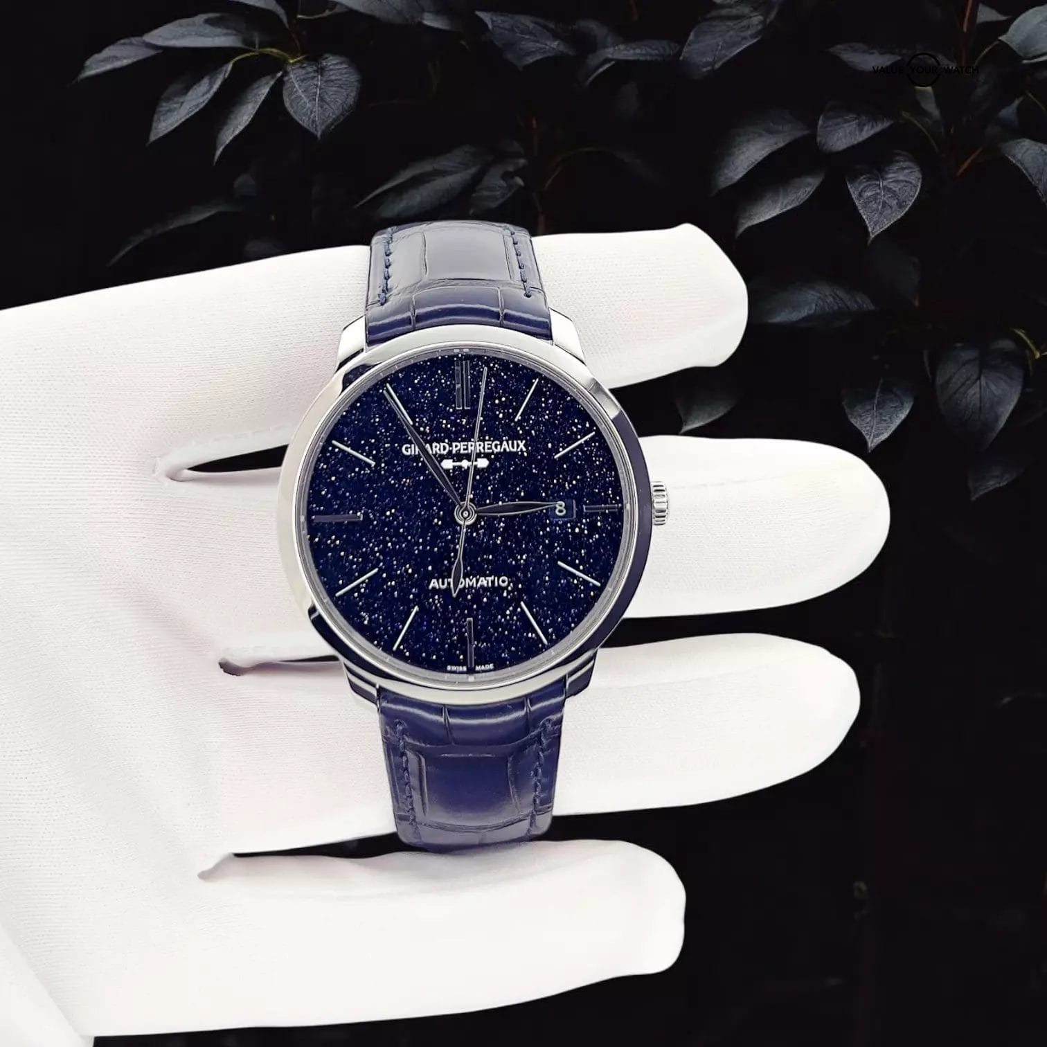 Girard-Perregaux 1966 Orion Aventurin Dial Blue Stars 40mm 49555-11-435-BB4A - Image 4