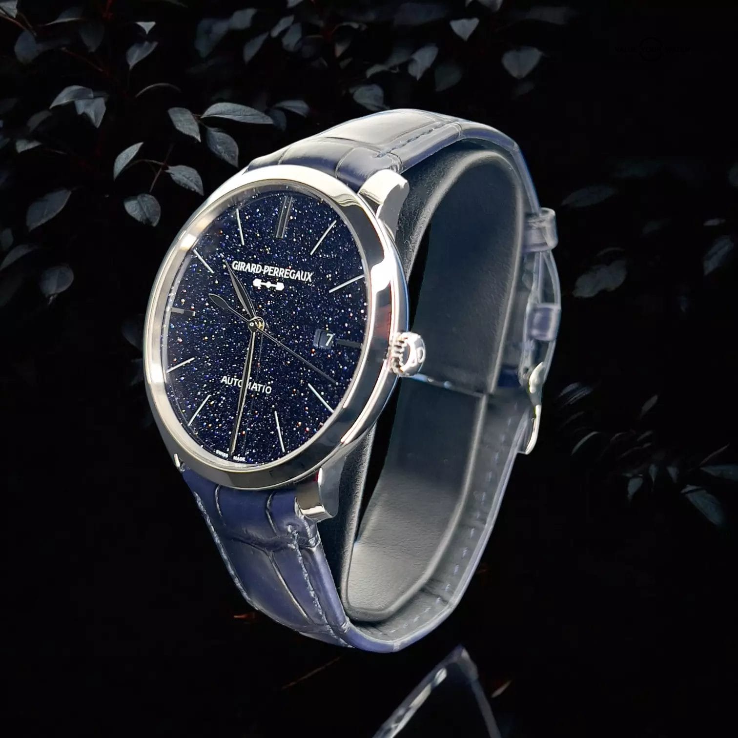 Girard-Perregaux 1966 Orion Aventurin Dial Blue Stars 40mm 49555-11-435-BB4A - Image 7