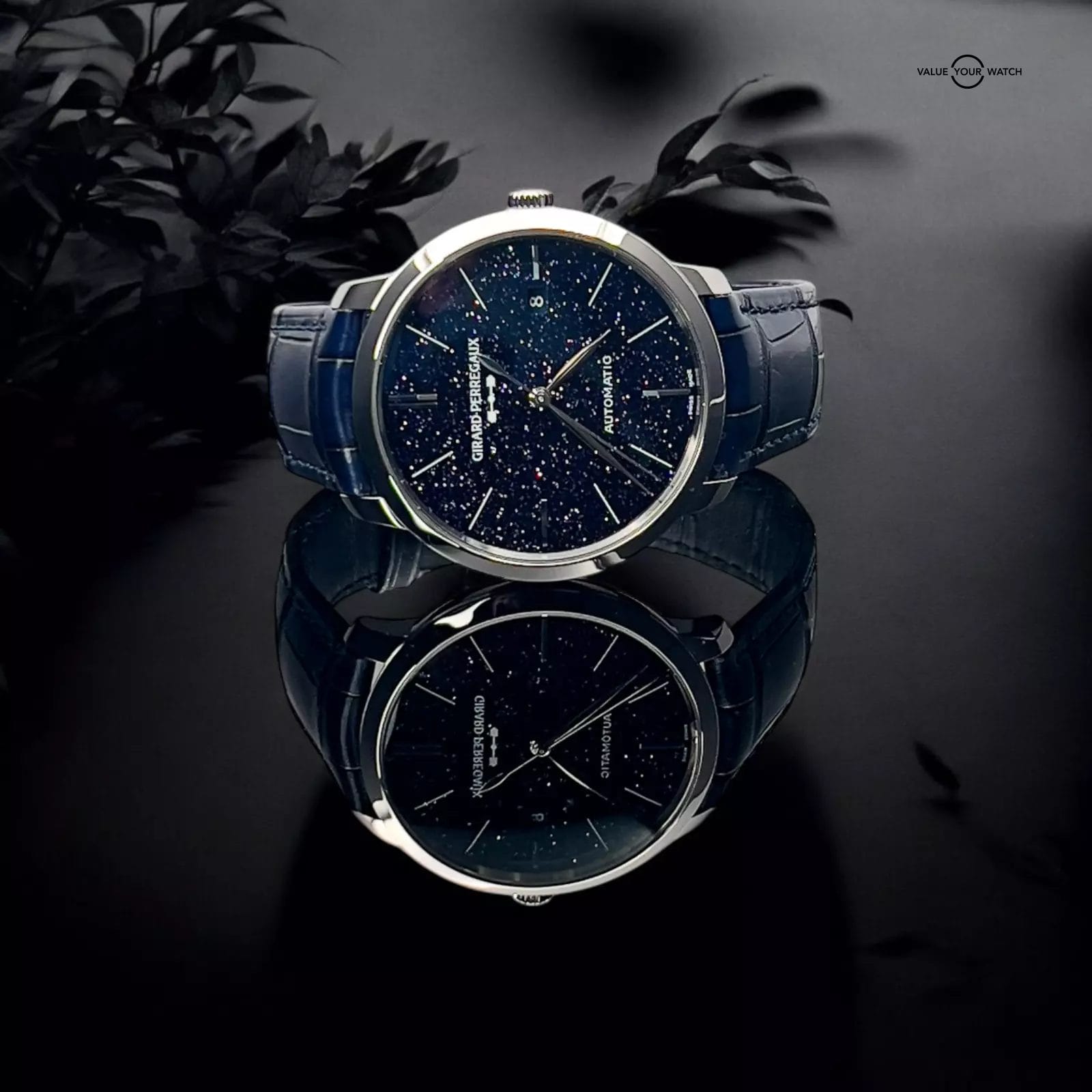 Girard-Perregaux 1966 Orion Aventurin Dial Blue Stars 40mm 49555-11-435-BB4A - Image 9