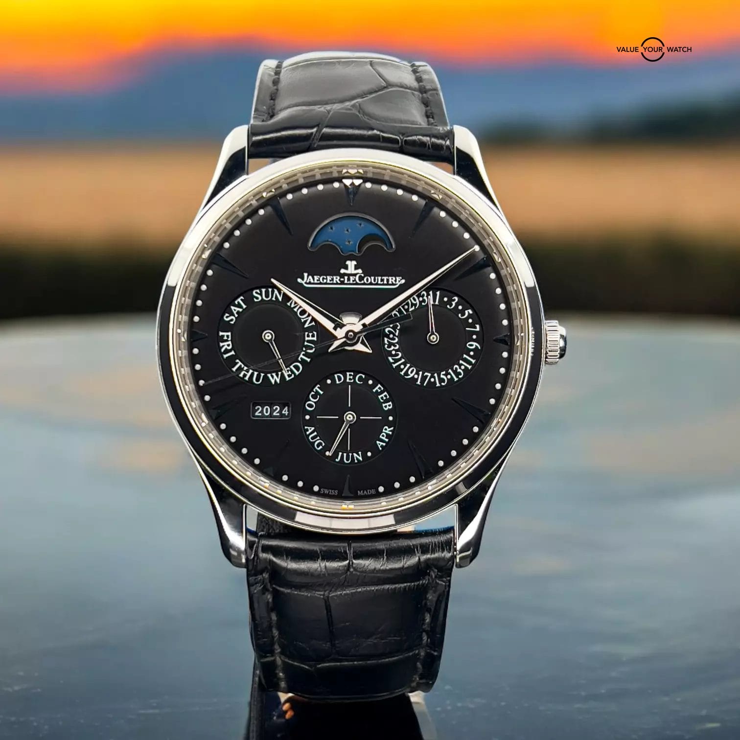 Jaeger-LeCoultre Master Ultra Thin Perpetual Calendar 39mm Q1308470 Full Set - Image 3