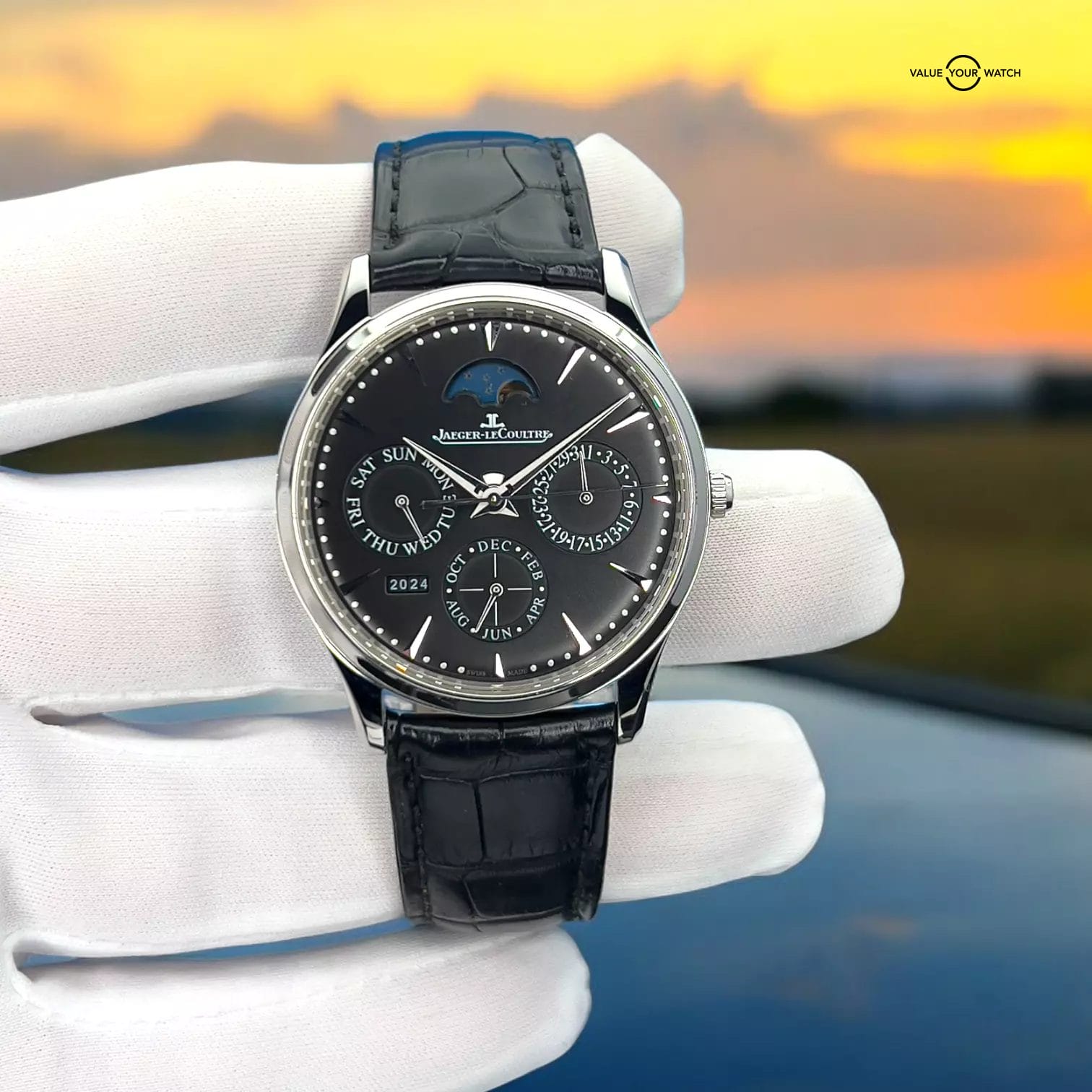 Jaeger-LeCoultre Master Ultra Thin Perpetual Calendar 39mm Q1308470 Full Set - Image 7