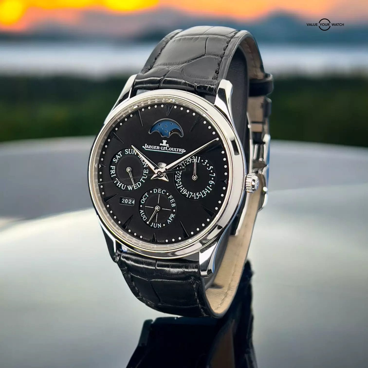 Jaeger-LeCoultre Master Ultra Thin Perpetual Calendar 39mm Q1308470 Full Set - Image 11