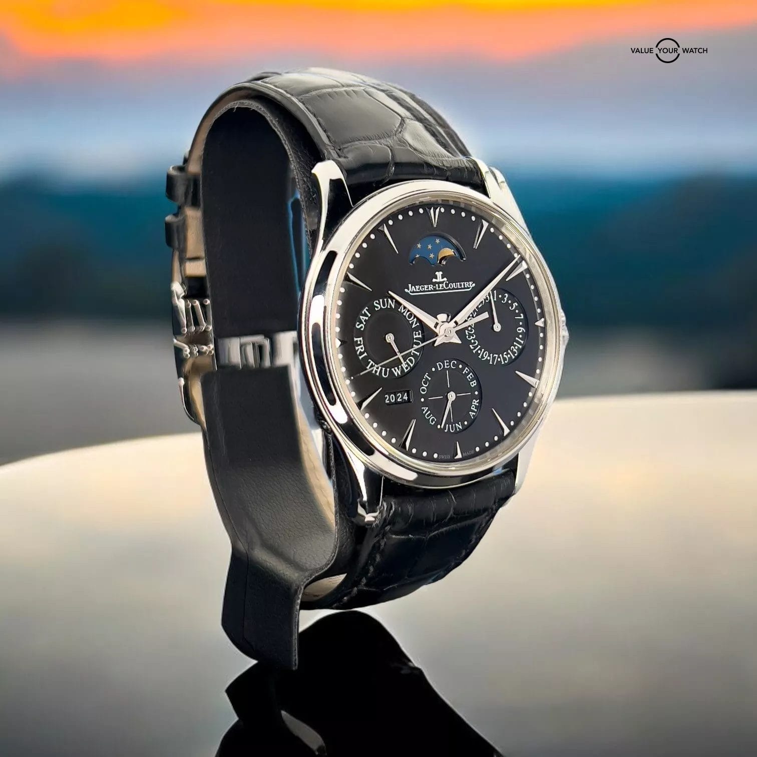 Jaeger-LeCoultre Master Ultra Thin Perpetual Calendar 39mm Q1308470 Full Set - Image 12