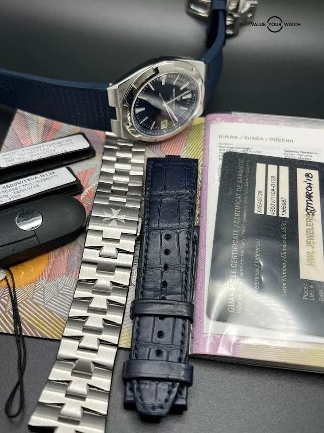 Vacheron Constantin Overseas 4500V Blue Dial 41mm Full Set 2018 - Image 8