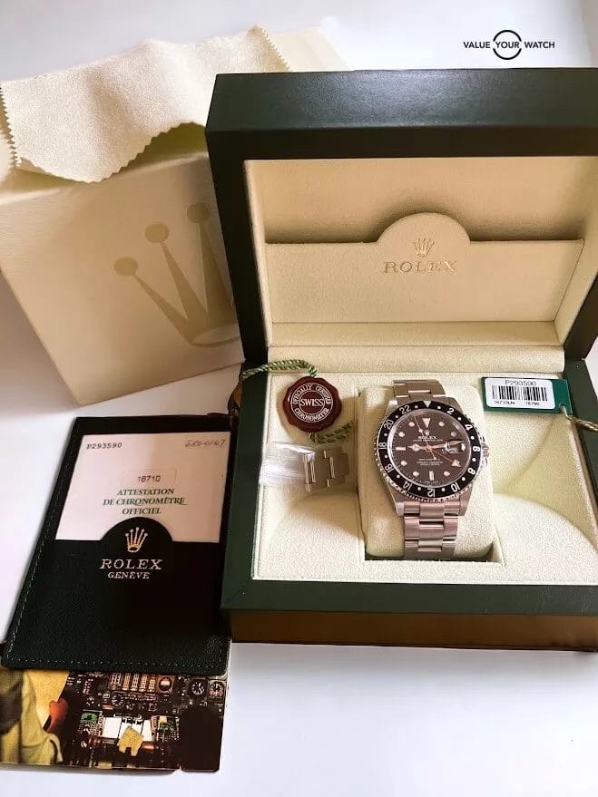 Rolex GMT Master II 16710 P Serial 2000-2001 Box, Papers, SERVICED