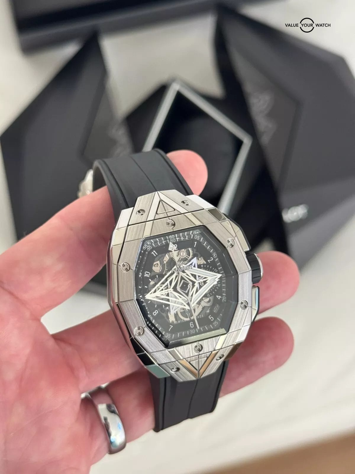 Hublot Spirit of Big Bang Sang Bleu Titanium 42mm - 2027 Warranty Full Set - Image 6