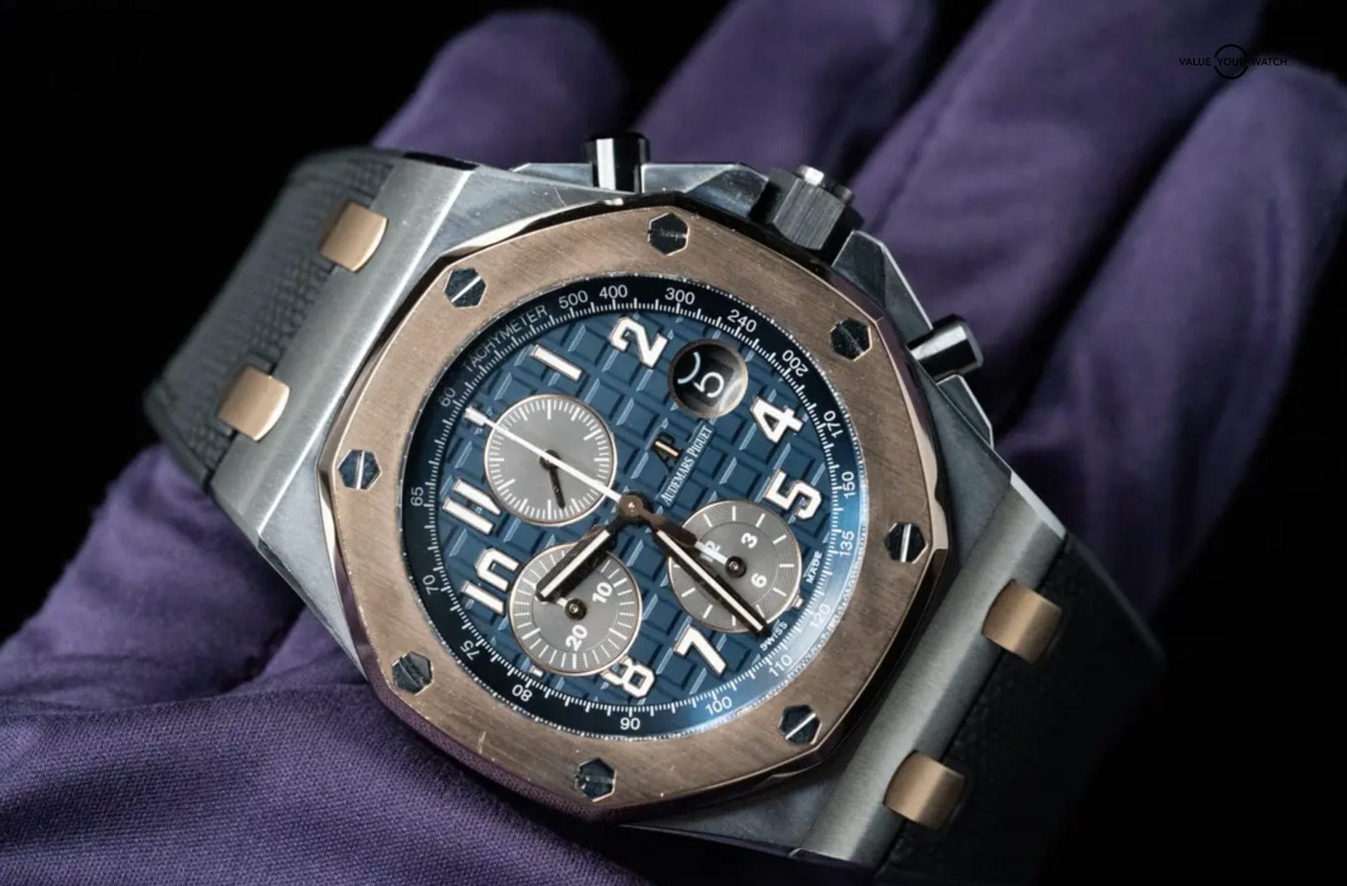 Audemars Piguet Royal Oak Offshore Chronograph / Blue / 42mm REF 26471SR - Image 5