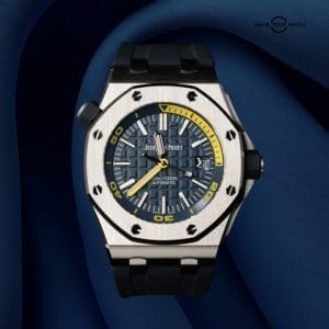 Audemars Piguet Royal Oak Offshore Diver / Navy Blue and Yellow / 42mm