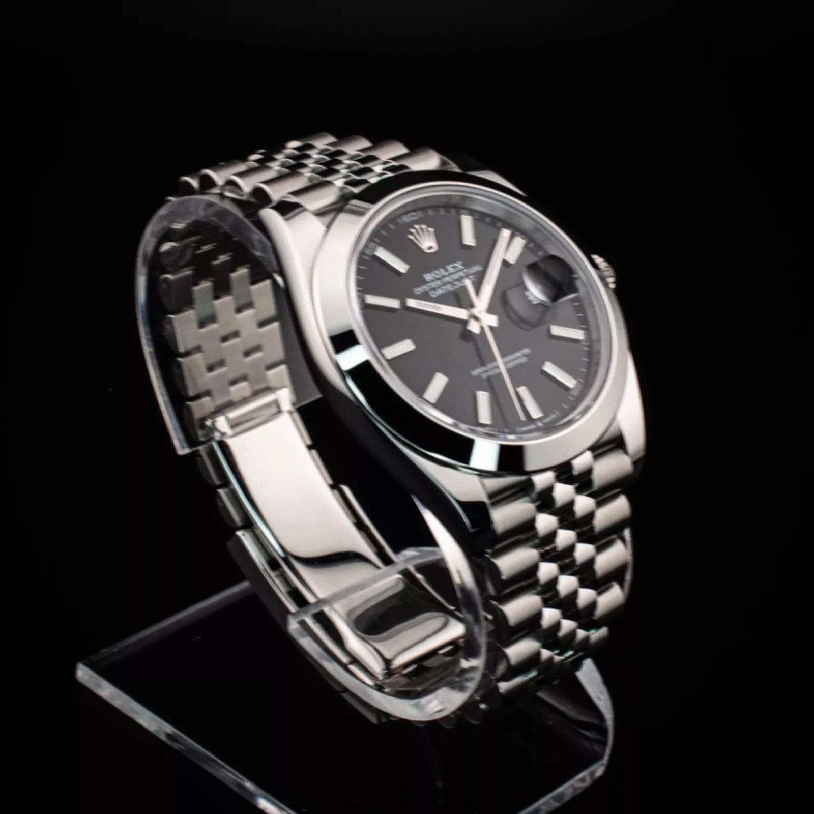 Rolex DateJust 41 w/ Black Stick Dial and Jubilee Bracelet, Ref. 126300 w/ B&P - Image 15