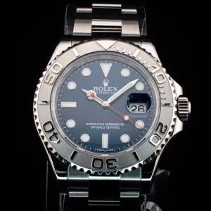 Rolex Yacht-Master with Blue Dial with Oyster Bracelet, Ref. 116622 with Box