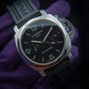 Panerai Luminor 1950 3 Days GMT 44mm steel PAM 00320 full set