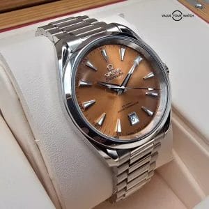 Omega Seamaster Aqua Terra, “Saffron Shades” limited dial! – Full Set