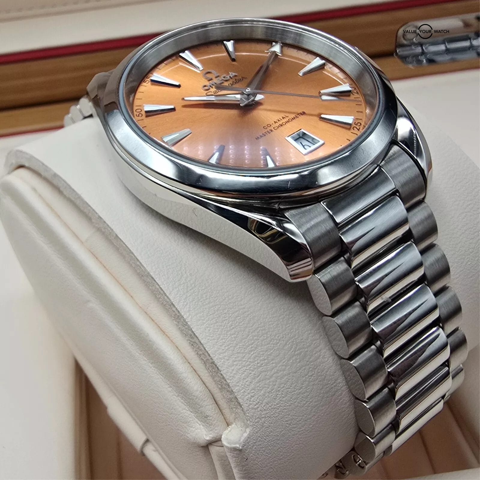 Omega Seamaster Aqua Terra, "Saffron Shades" limited dial! - Full Set - Image 5