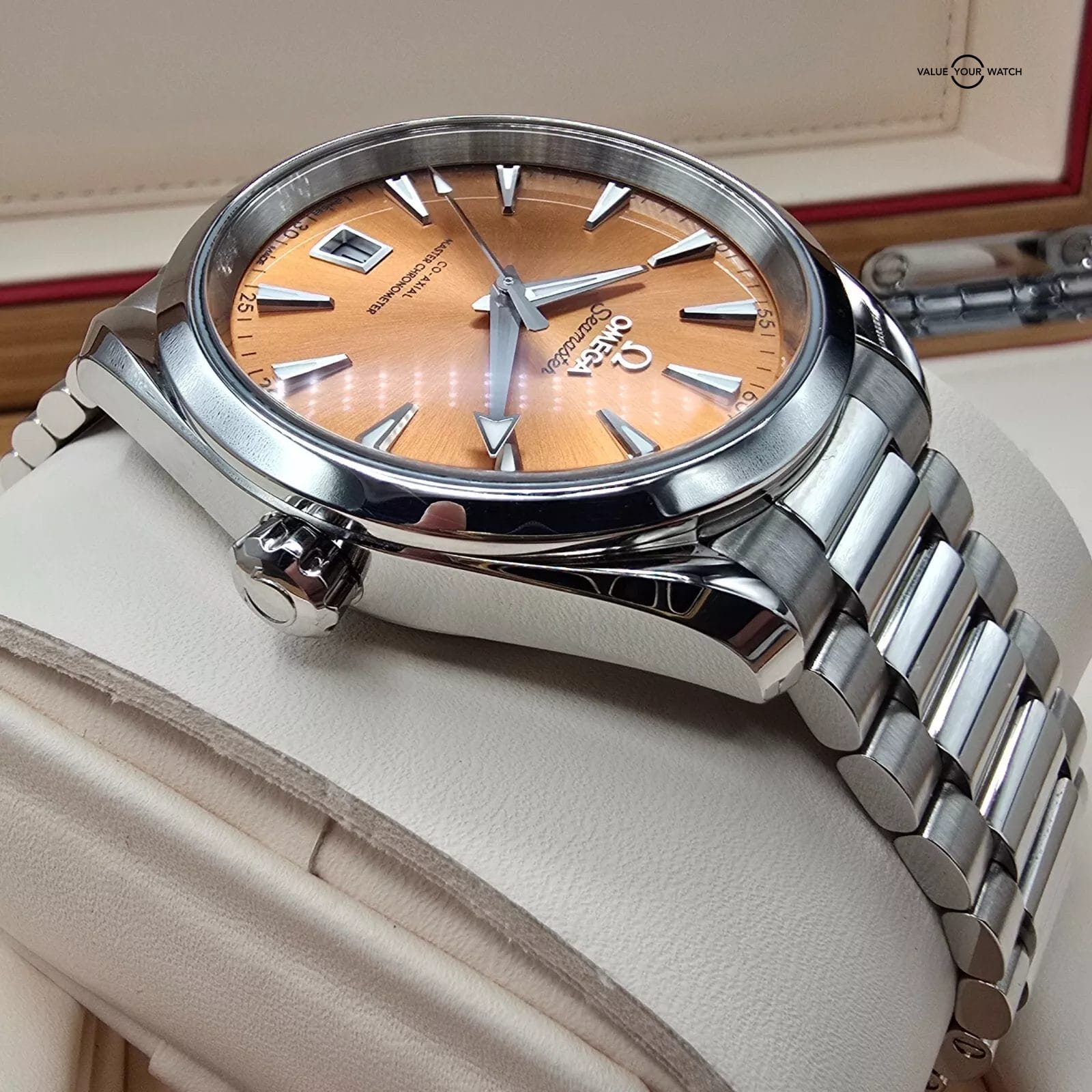 Omega Seamaster Aqua Terra, "Saffron Shades" limited dial! - Full Set - Image 7