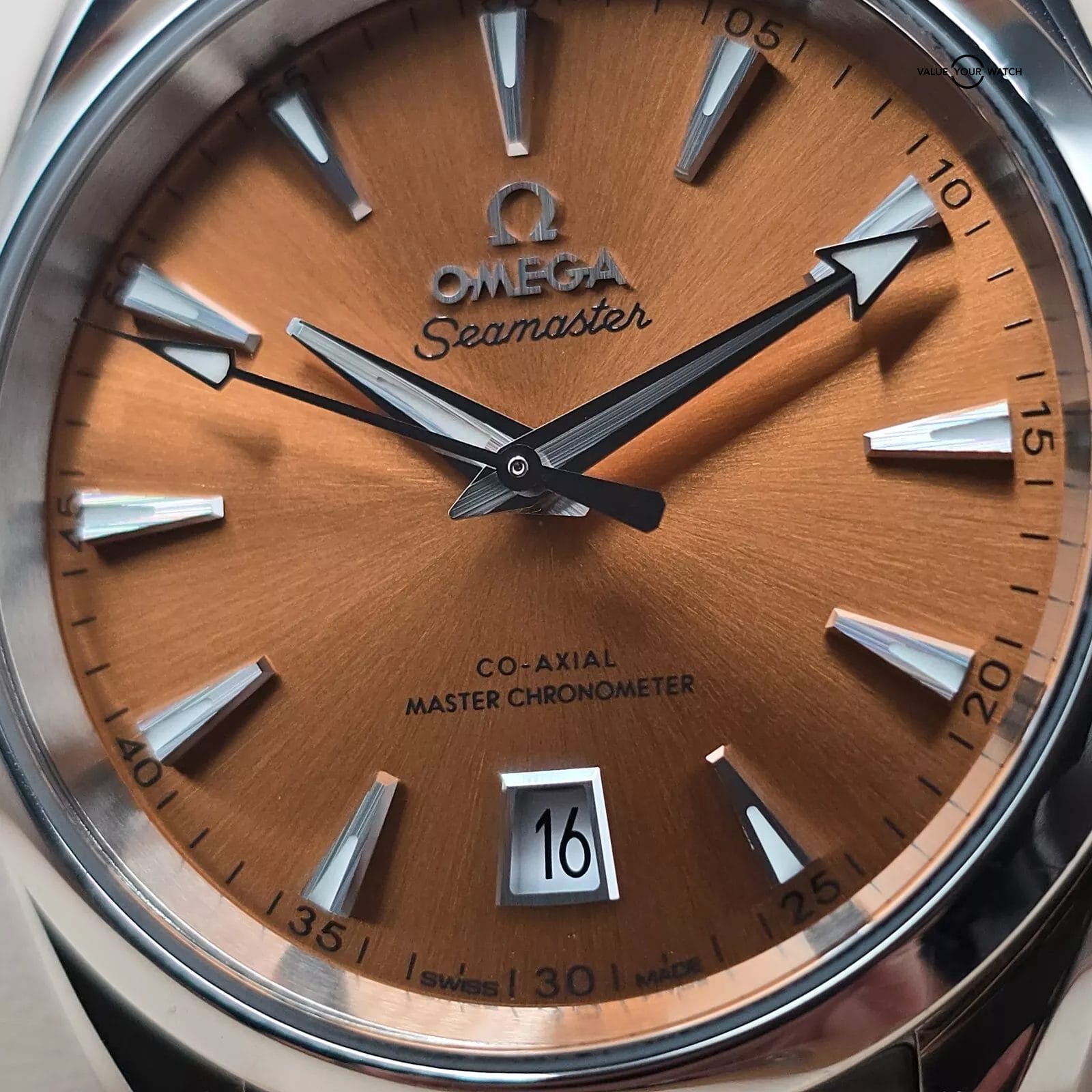 Omega Seamaster Aqua Terra, "Saffron Shades" limited dial! - Full Set - Image 8